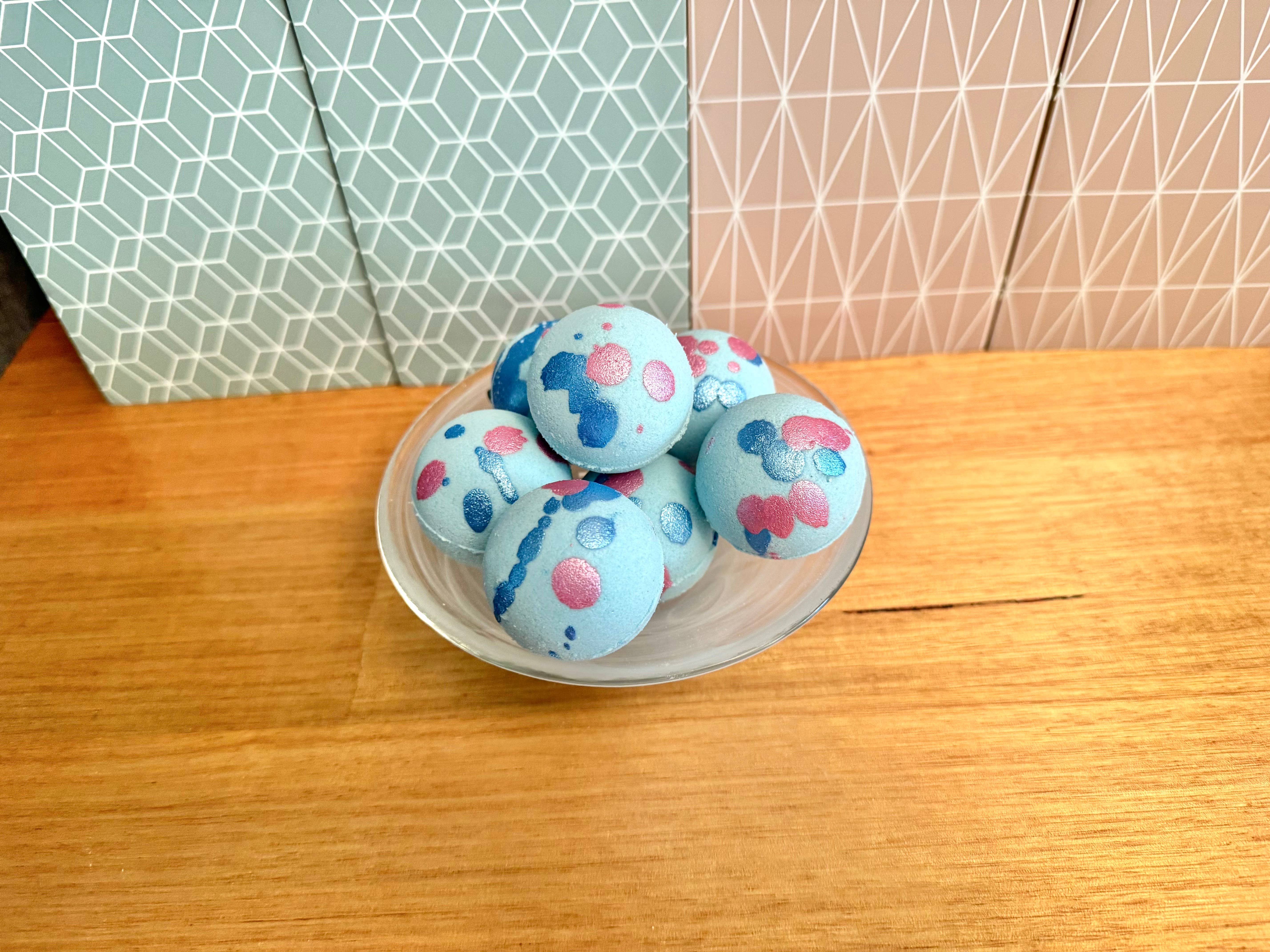 Suave Soaps - Vente Bombe de bain/poudre effervescente pour le bain - Mini bombes de bain artisanales au lait de chèvre4