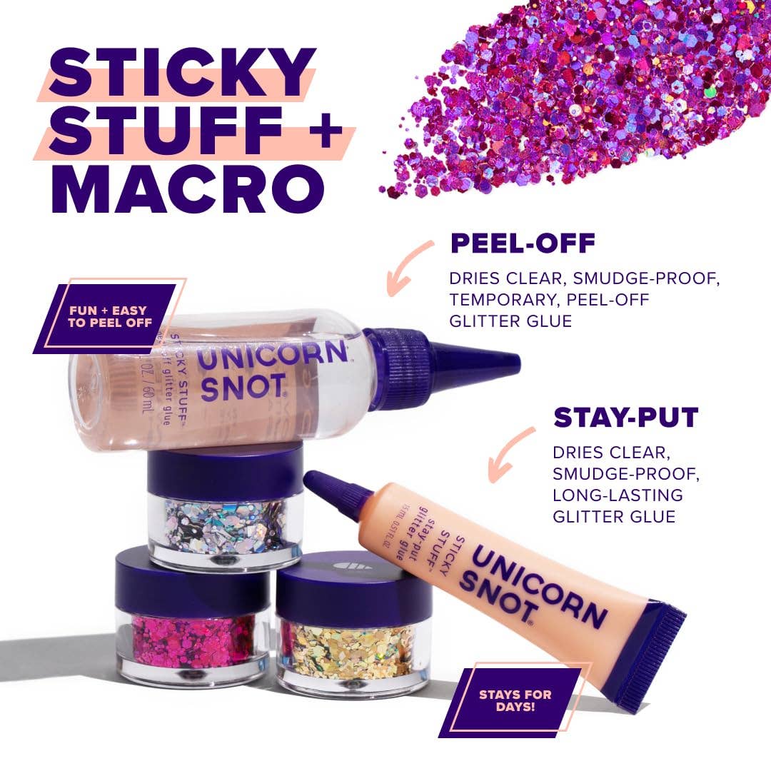 Unicorn Snot | Glitter Beauty - Wholesale Body glitter/shimmer - Macro Body Glitter | Fuchsia-Zinnia | Chunky Body Glitter6