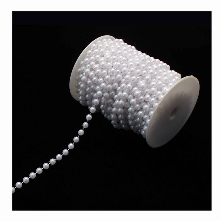 Faux Pearl Roll 8mm - White for wholesale by Portofino International Trading, USA