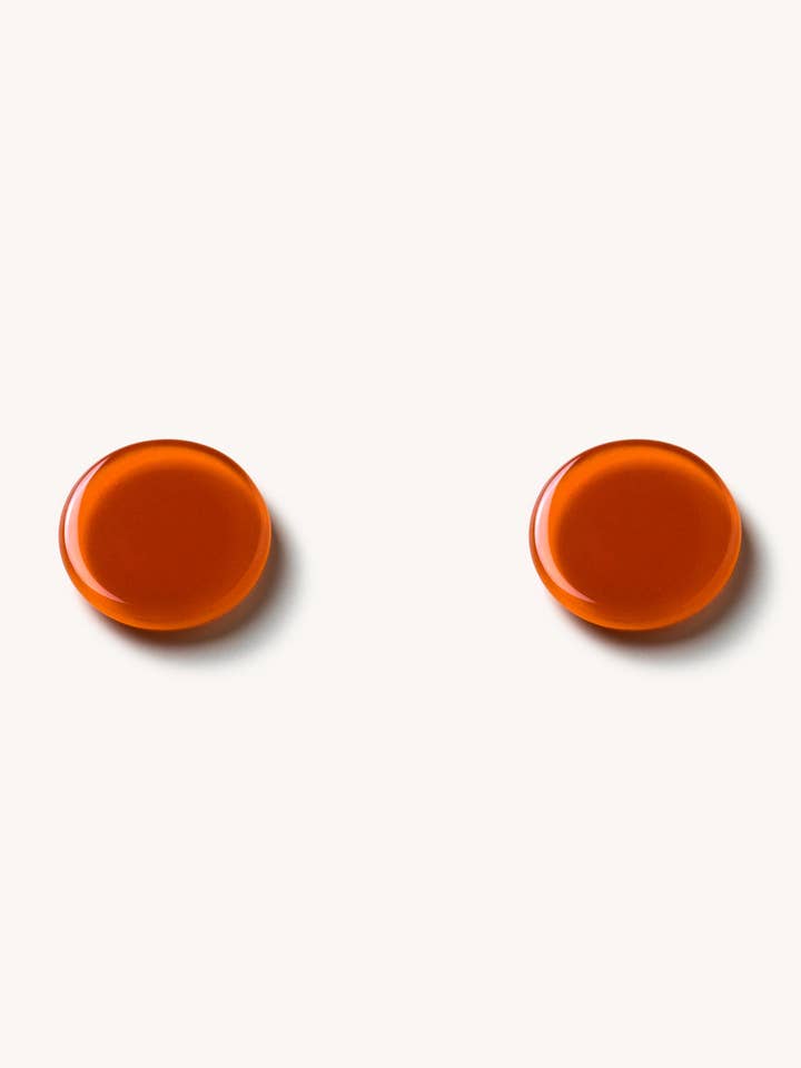 Circle Earring - Bright Orange for wholesale by Garda