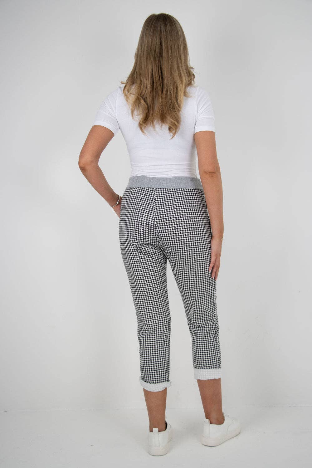 Miss Bold - Wholesale Pants - Women's - Italian Printed Cotton Ladies Trouser2