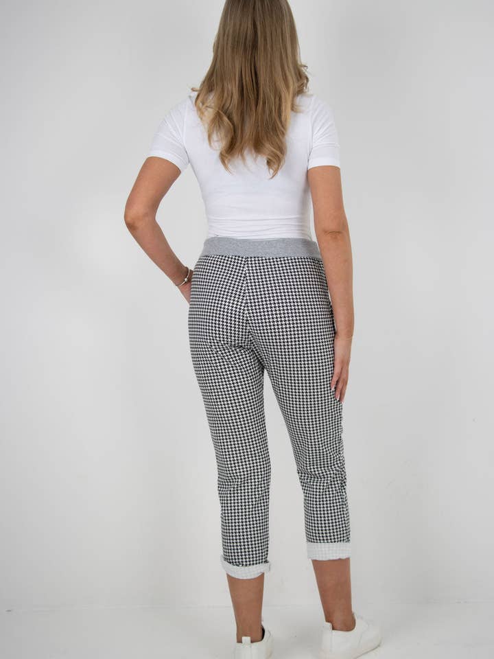Miss Bold - Wholesale Pants - Women's - Italian Printed Cotton Ladies Trouser2