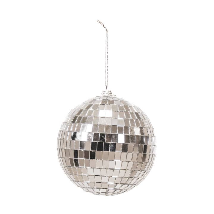 Christmas Decoration - Christmas Hanger - Discoball - Foam - Silver - 8x8x8cm for wholesale by Housevitamin bv