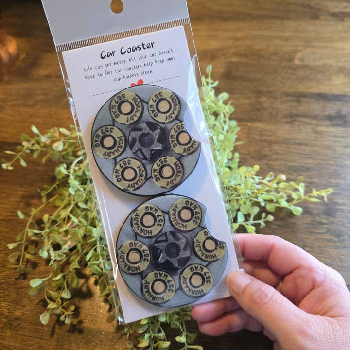 Autocoasterset voor wholesale door Magnolia On Main LLC