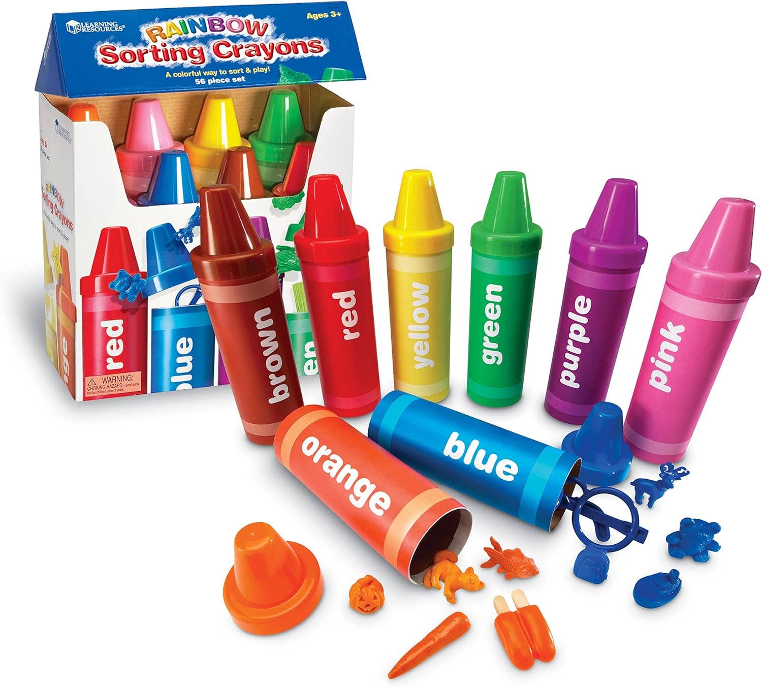 Learning Resources - Vente Crayon – enfant et bébé - Crayons de tri arc-en-ciel