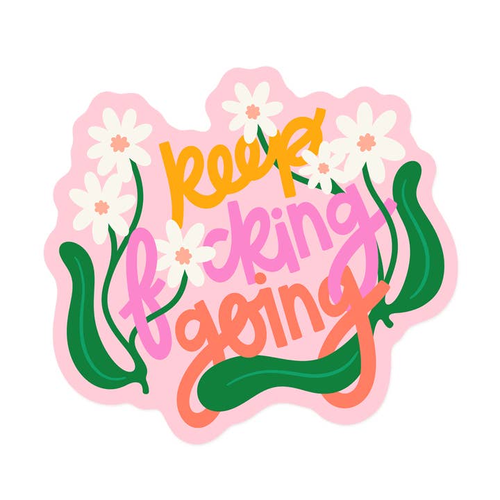 KANDS.CO - Vendita all'ingrosso Adesivo - Adesivo Continua a F*tt*re Andare0