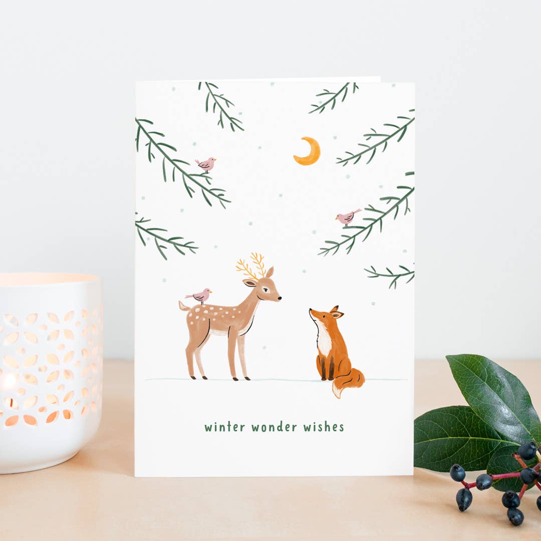 Studio Kuukeluus - Wholesale Christmas Card - Forest Friends Christmas Card1