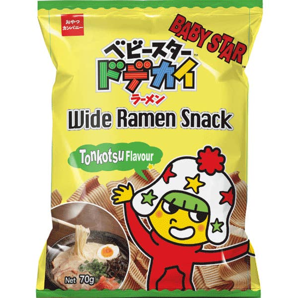 BABY STAR WIDE RAMEN TONKOTSU 70G X12 for wholesale by INTERNATIONAL TASTE FOOD SARL