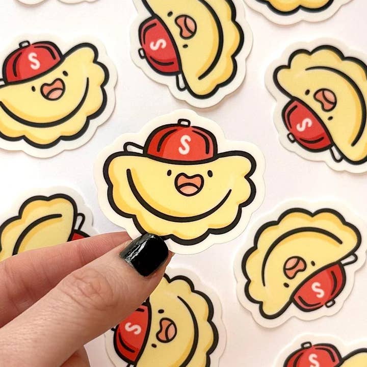 Shop Emily M - Wholesale Sticker - Pittsburgh Pierogi (Sauerkraut) Mini Sticker 3