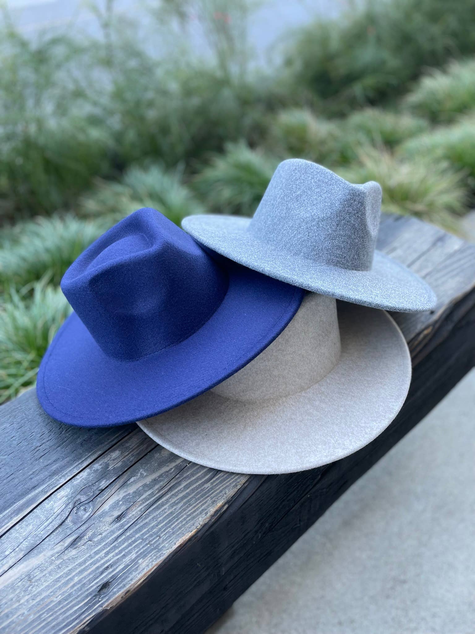 Love and Thyme – wholesale Fedora – Women’s – ALL COLOR RESTOCK , Vegan Felt wide Brim Rancher Hat2