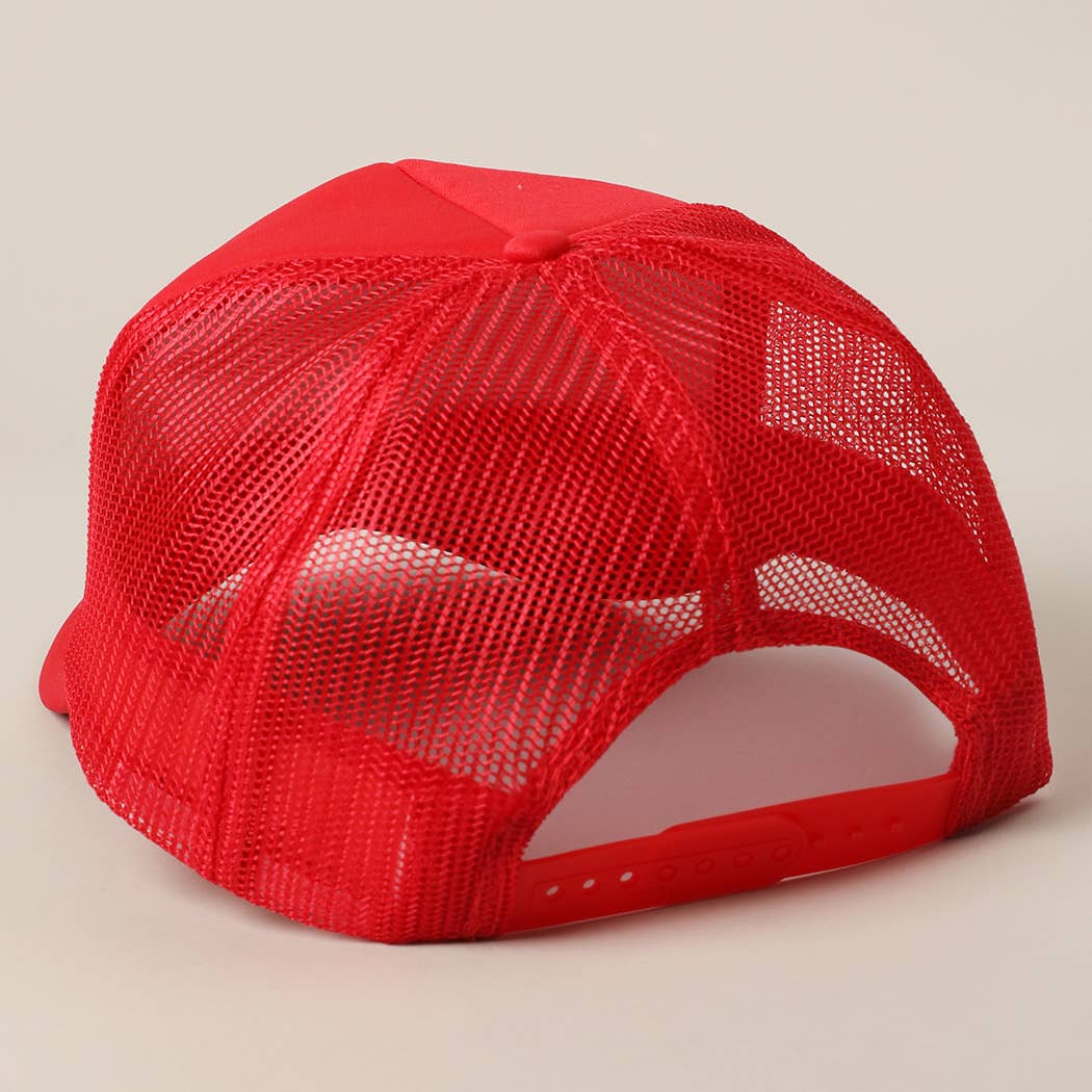 Fashion City - Wholesale Trucker Hat - Unisex - Solid Color OTTO 5-Panel Foam Mesh Back Trucker Hat46