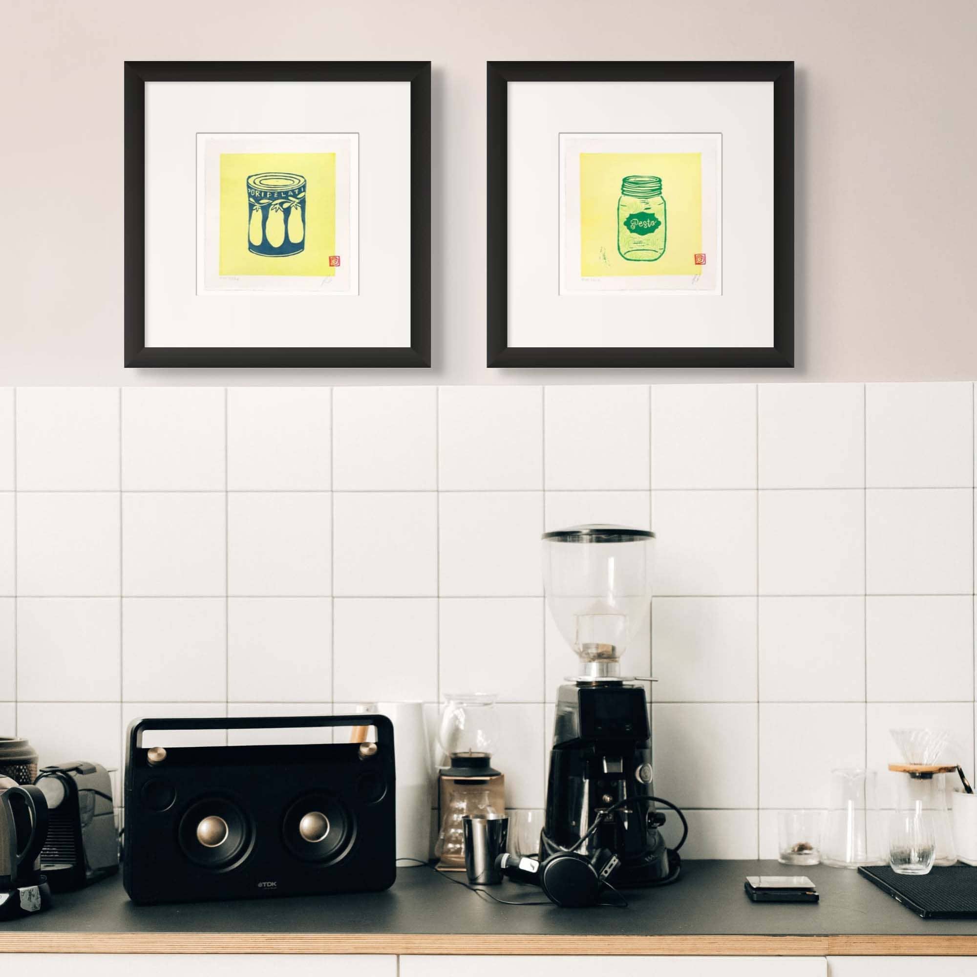 Holy Kaw Wall Art - Vendita all'ingrosso Stampa artistica - Stampa artistica da parete, linoleografia Pesto4