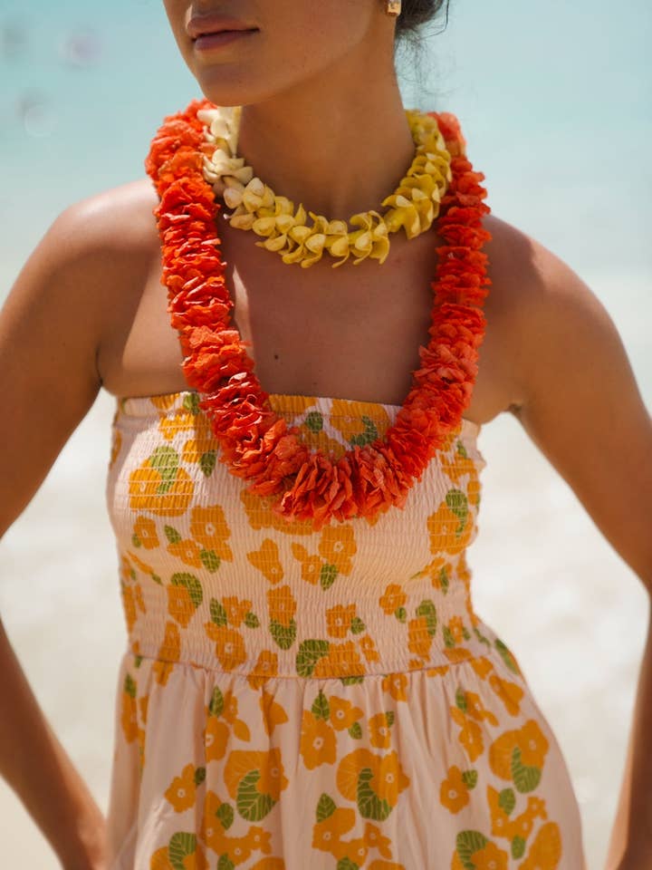 EHA Culture - Wholesale Dress - Women's - Maile Strapless Dress in ‘Ilima