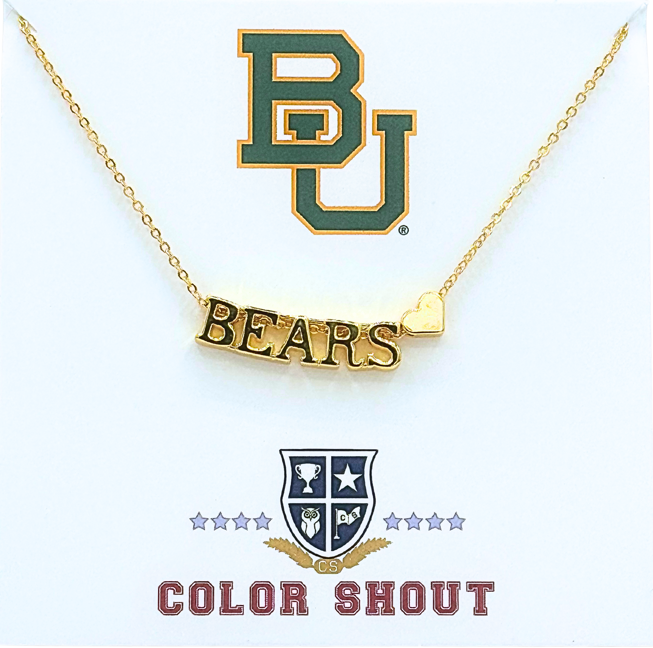 Color Shout - Wholesale Pendant/Charm Necklace - I Love College:  Initial Heart Necklace4