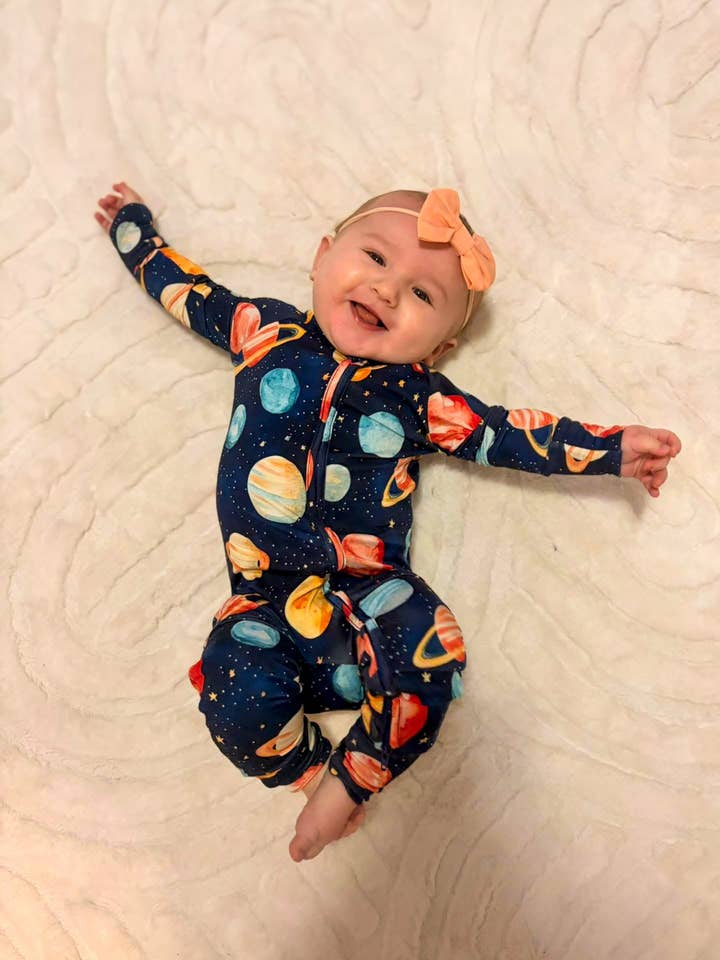 LOVE YOU TO THE MOON Zippy for wholesale by Bean & Bear Bamboo