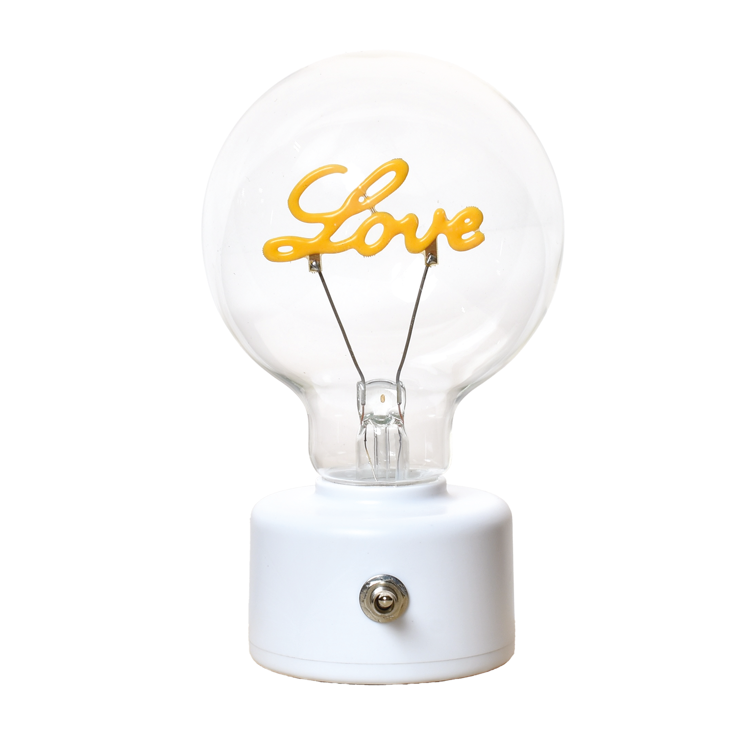 Opjet Paris - Vente Lampes de lecture - Déco LED Lili love à piles D8 H13,2cm0
