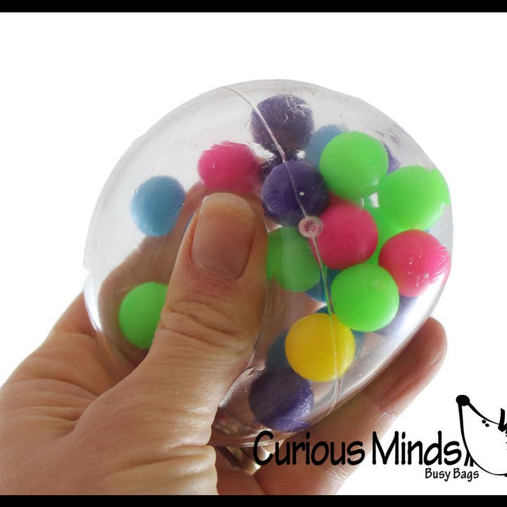 Curious Minds Toys - Wholesale Fidget Toy - Kids - 1 Molecule DNA Balls 2.33" -Squishy Fidget Ball - Unique