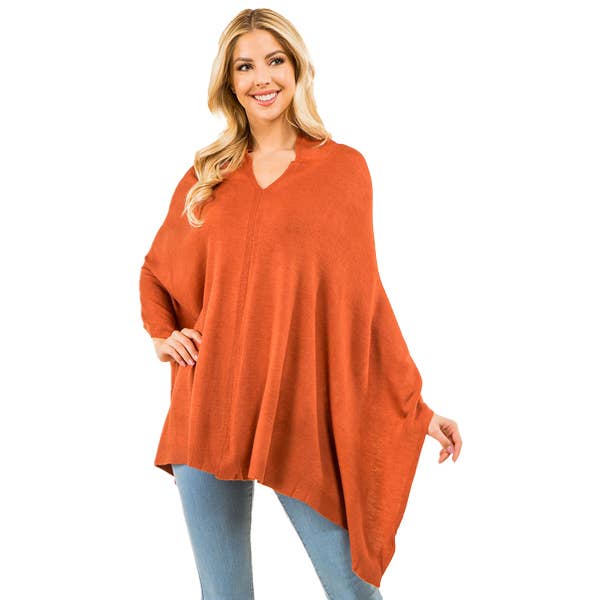 The Magic Scarf Company - Vendita all'ingrosso Poncho - Donna - Poncho effetto cashmere25