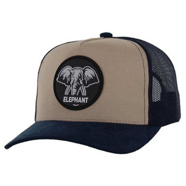 Casquette Trucker en Coton avec Visière en Daim Éléphant - Snapback pour la vente par S & J Gift Inc