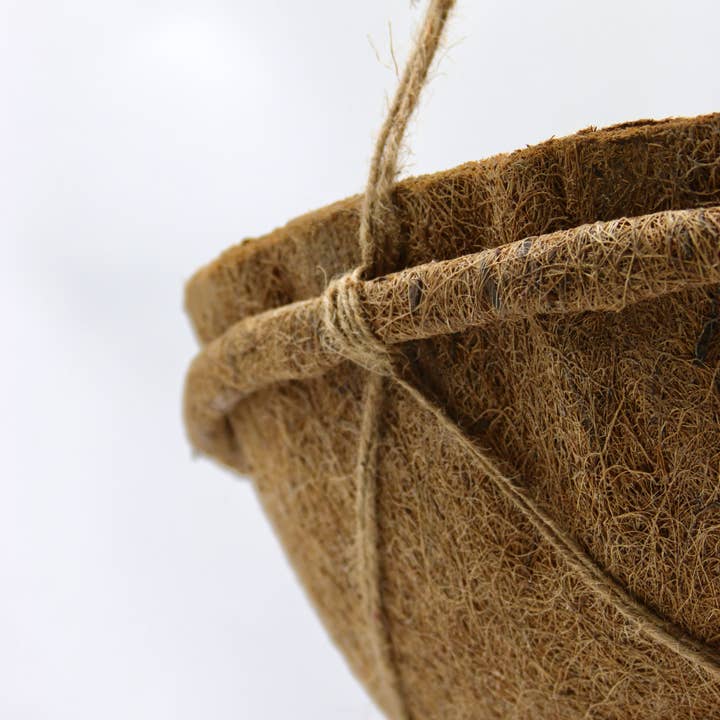 CoirProducts.co.uk of Salike Limited - Wholesale Hanging Planter - Coco liners | natural, 100% biodegradable coir liners
