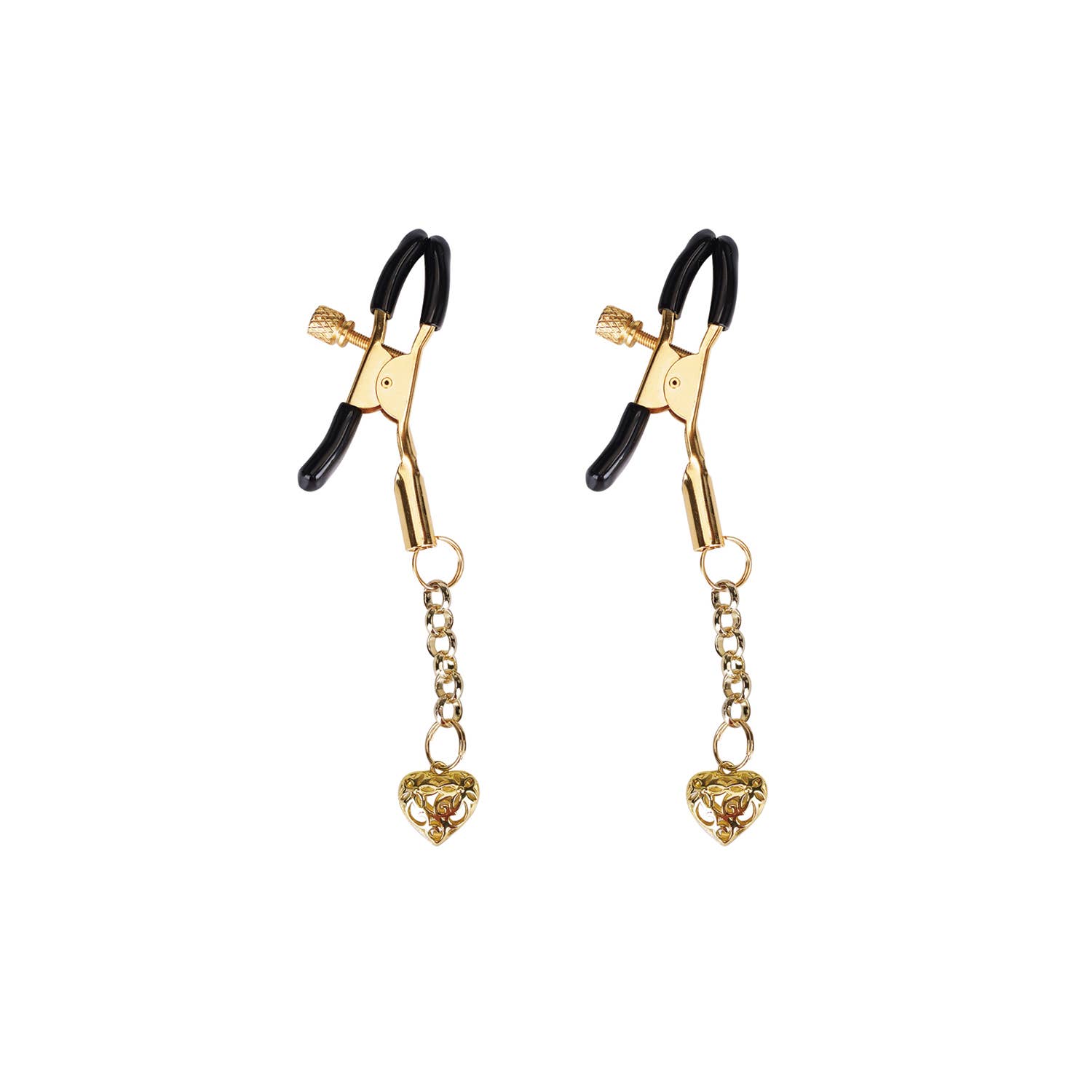 Liebe Seele - Wholesale Sex Toy - Gold Nipple Clamps (Two Pieces A Set)2