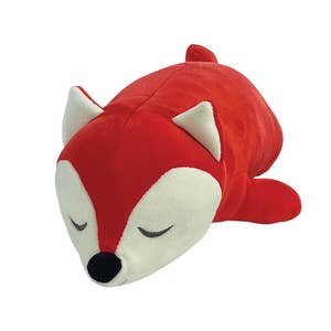 Wholesale Sitting Fox Plush Toy - 5, Bean Bag - Dollardays