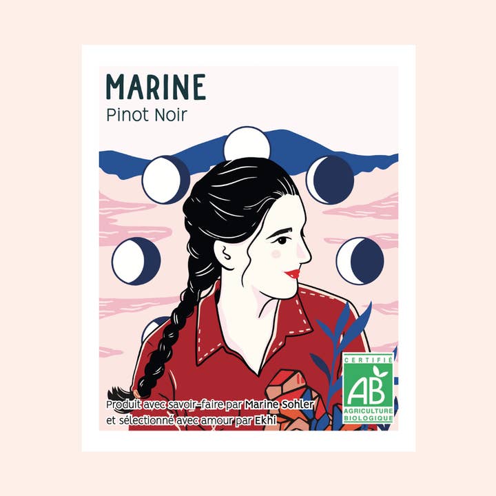 RØDVIN | Økologisk Pinot Noir 2022 "Marine" for engroshandel hos Ekhi