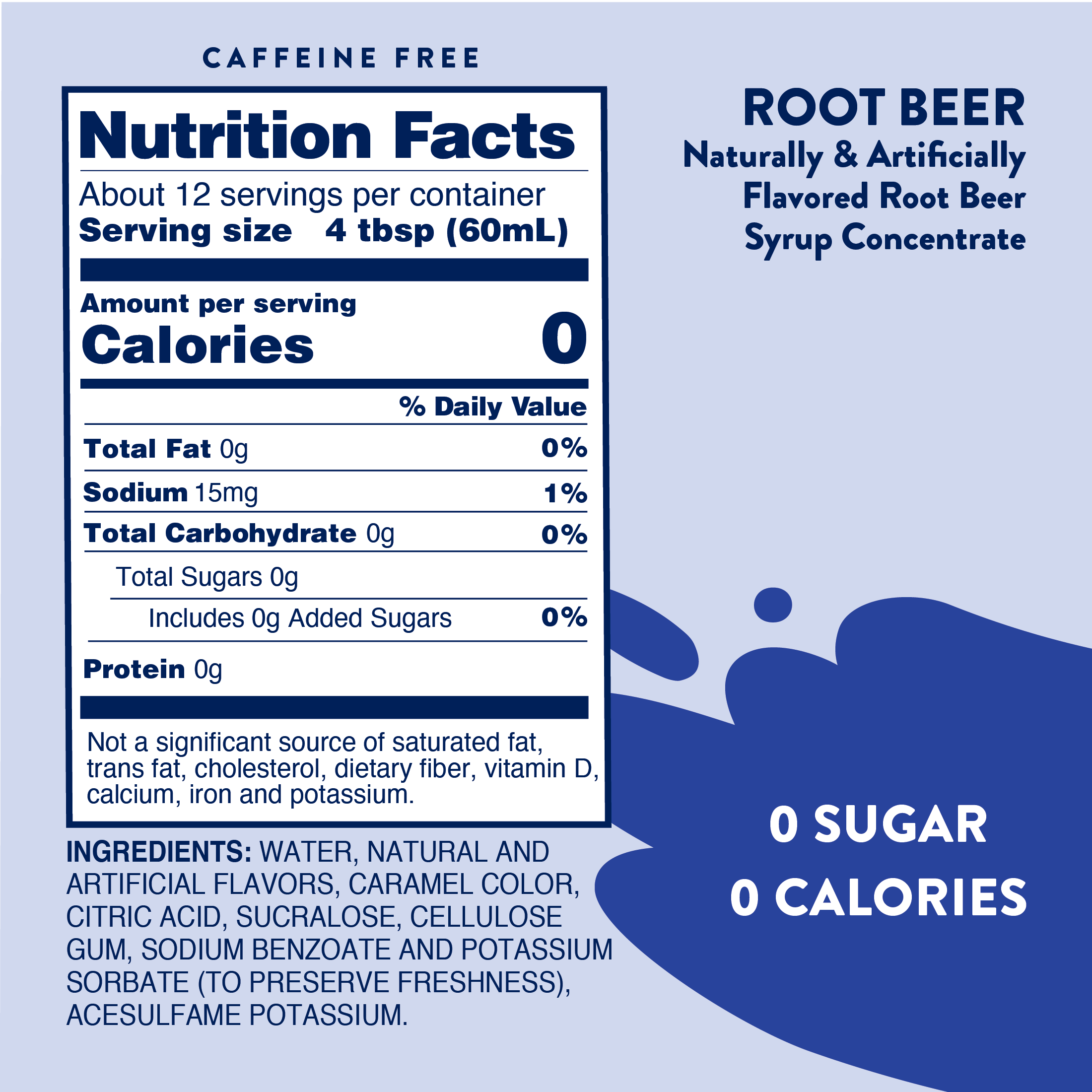 Jordan's Skinny Mixes - Wholesale Cocktail Mix/Syrup - Sugar Free Root Beer Float Syrup5