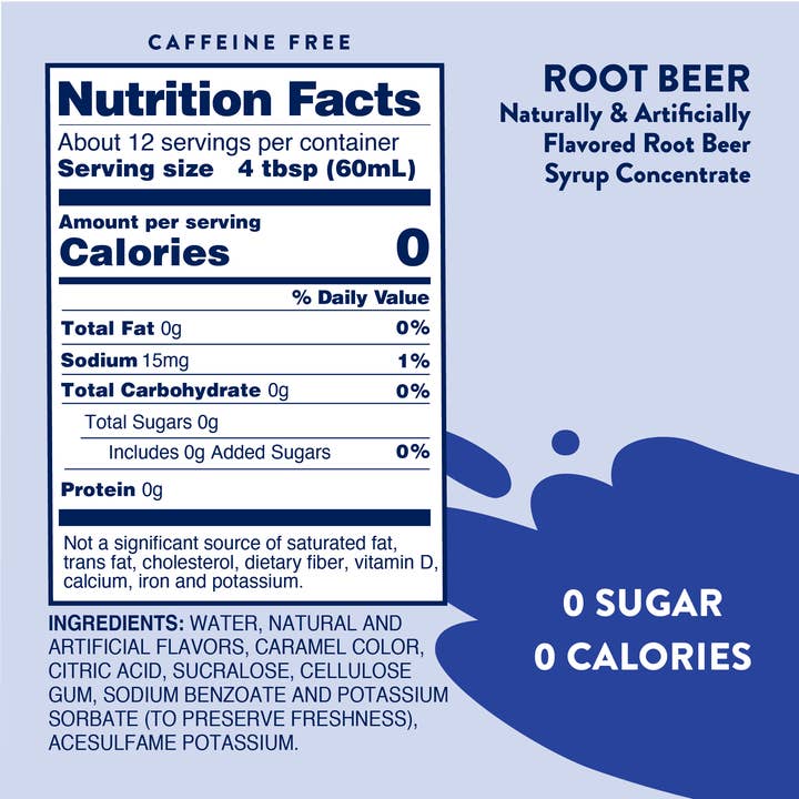 Jordan's Skinny Mixes - Wholesale Cocktail Mix/Syrup - Sugar Free Root Beer Float Syrup5