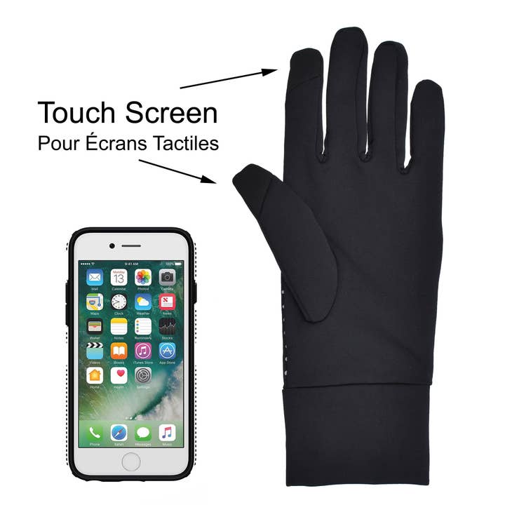Vizion Vogue - Wholesale Gloves - Women's - Running Gloves (Dotted)