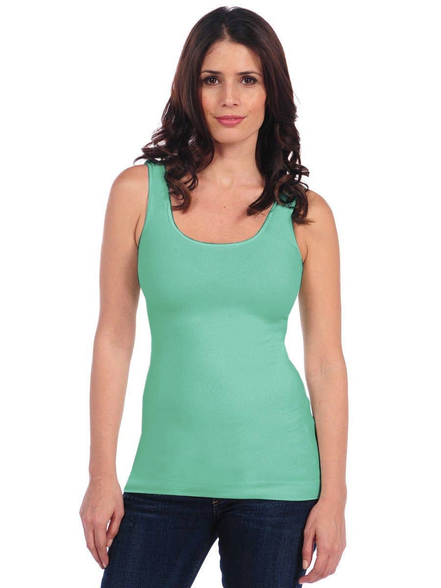 TINA Stephens Italy/Tees By Tina – Großhandel Tanktop – Damen – Nahtloser, glatter Tank (300ST)24