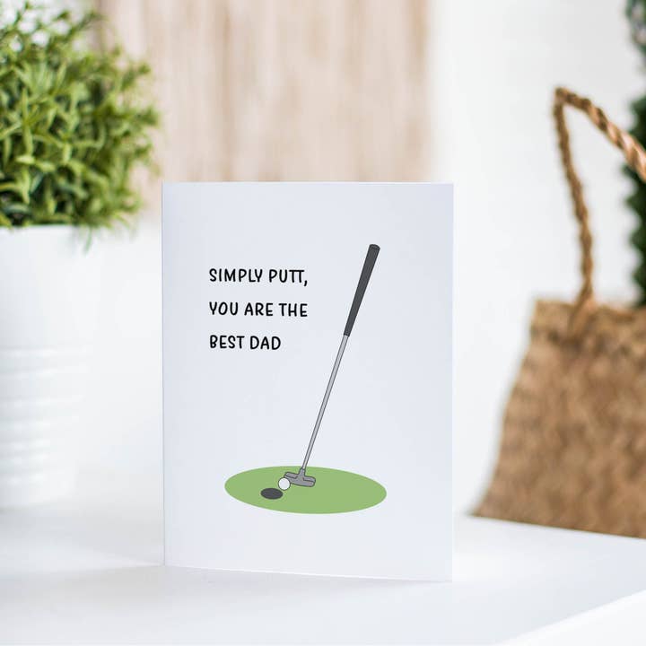 Nine Two Design - Venta al por mayor Tarjetas del Día del Padre - Tarjeta del Día del Padre Golf2