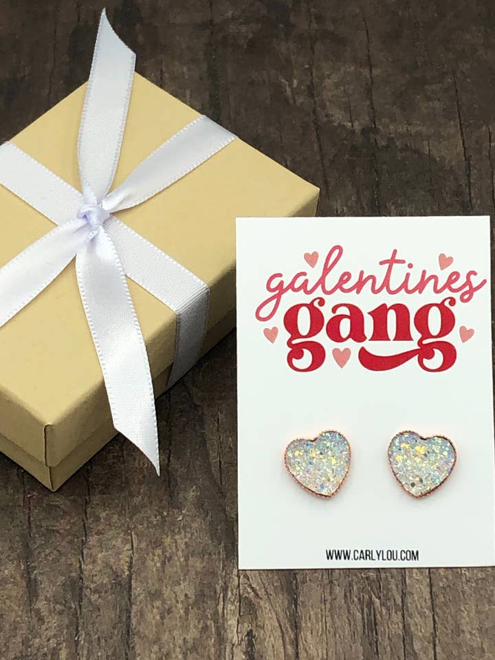 Galentines Earring Gift - Galentine's Gang for wholesale by Carly Lou