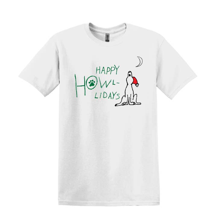 T-shirt Happy Howl-Lidays pour la vente par Imagine This Company
