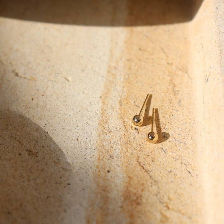 Token Jewelry - Wholesale Stud/Post Earrings - Classic Stud Earrings in 14k Gold Fill or Sterling SilverÂ