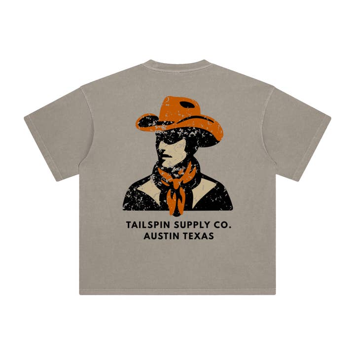 Texas Cowboy T-Shirt für den Großhandel von Tailspin Supply Co.