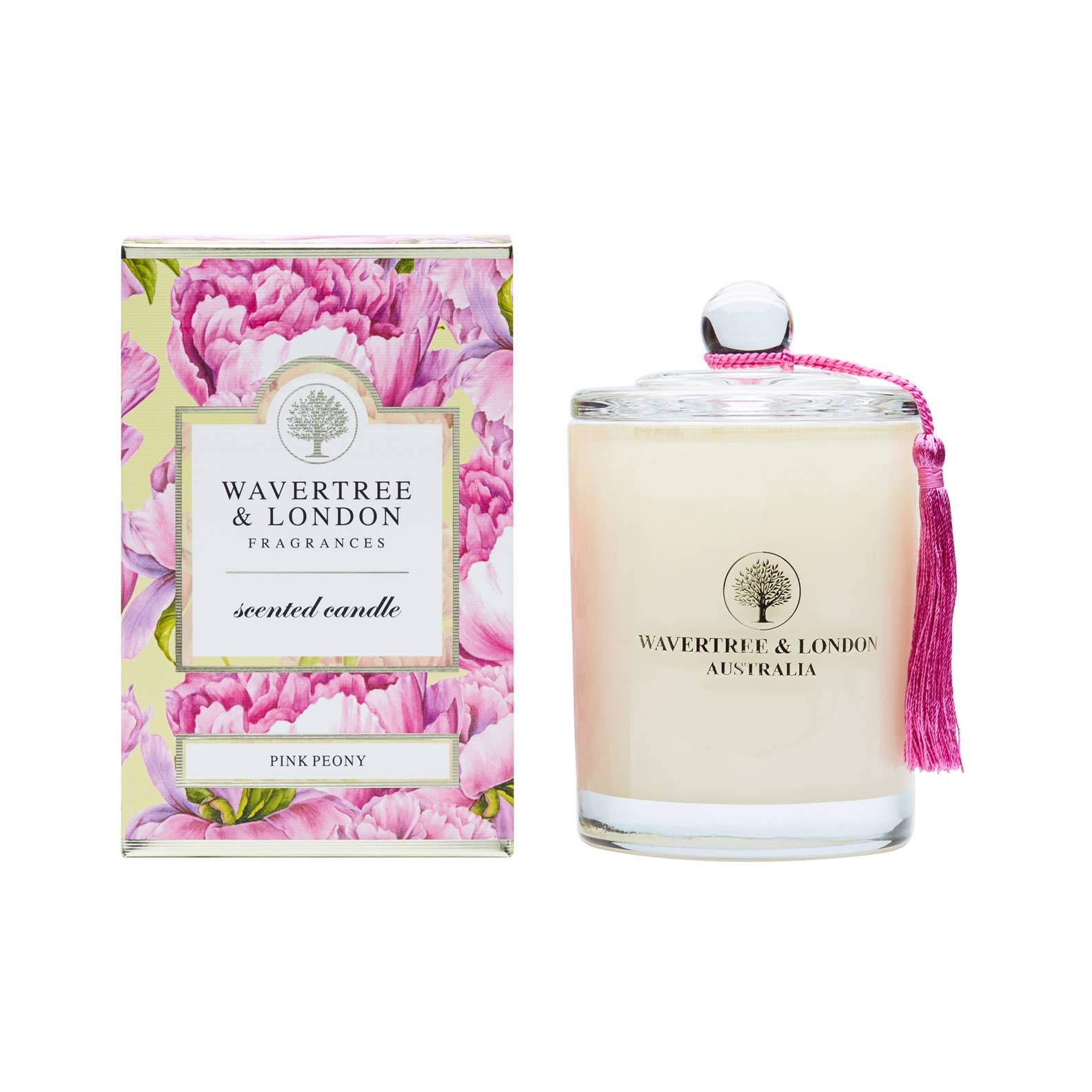 Wavertree & London - Wholesale Jar/Filled Candle - Wavertree & London Soy candle - Pink Peony