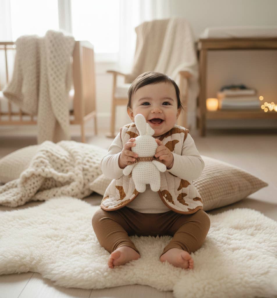 SMÅ - Wholesale Teether (Not Clip-On) - Baby - Handmade Organic Cotton Teething Rattle Toy