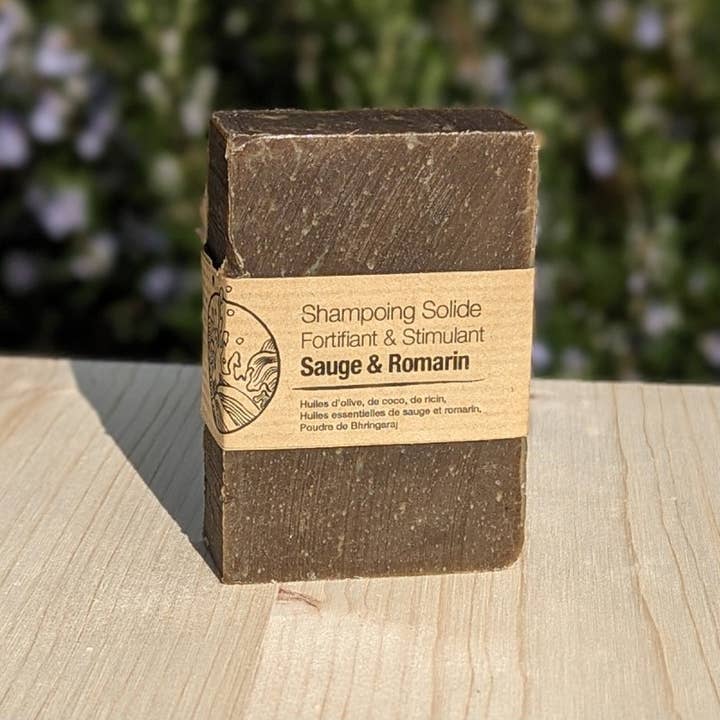 Sage & rosemary strengthening shampoo for wholesale by Savonnerie de la Buèges
