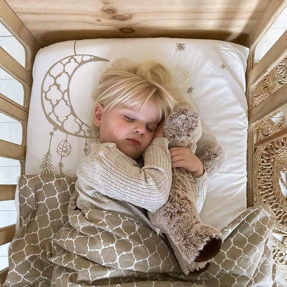 Monteret ark 60x120 Engang en drøm Sand for engroshandel hos Witlof for kids