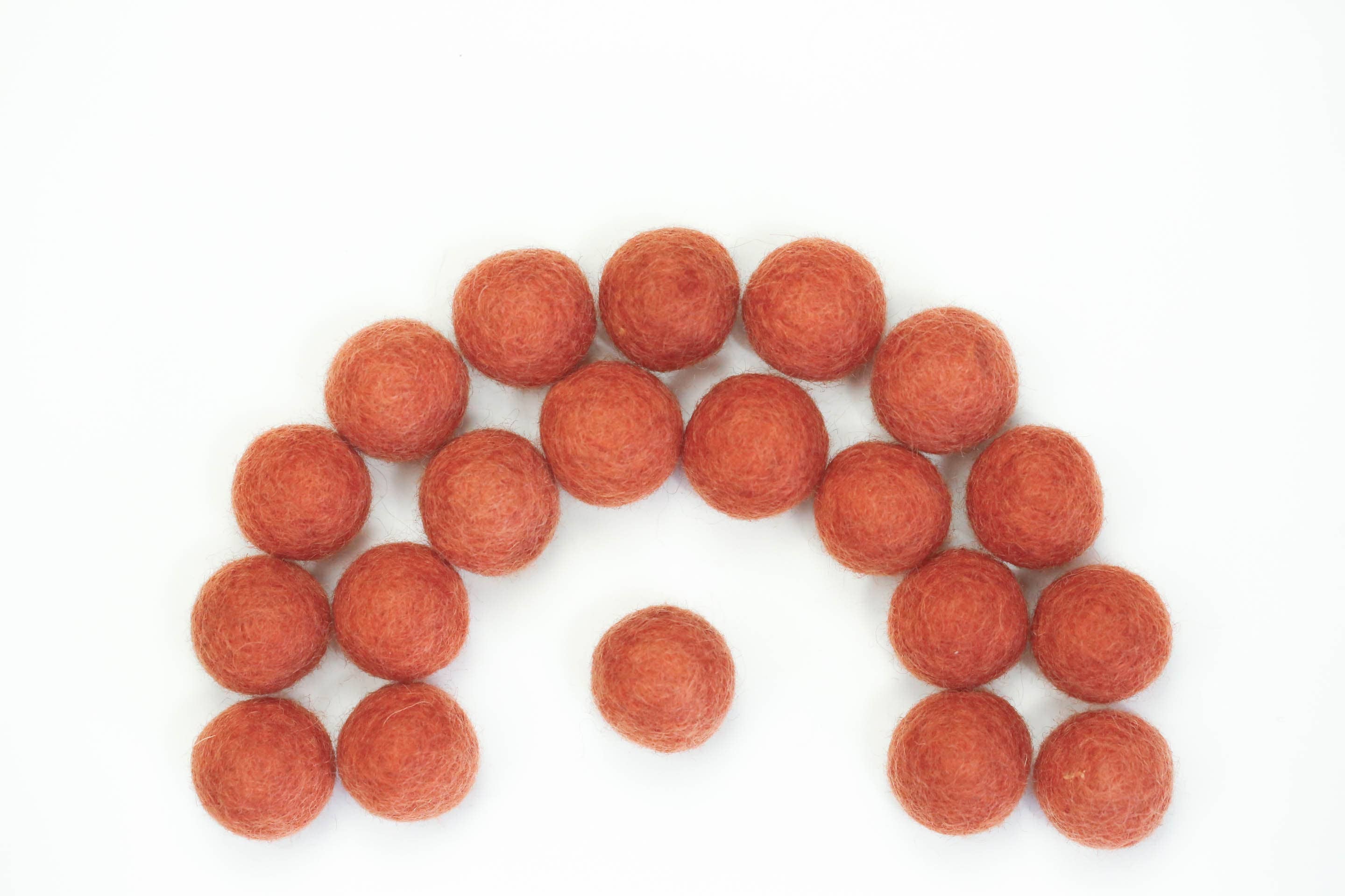 The Felt Pod - Wholesale Craft Supplies - 2.5 cm Felt Balls 100 Pieces -for DIY Garland Wool Beads9