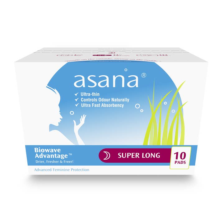 Asana SUPER LONG NIGHT Pads 10 piece "Pack of 48" for wholesale by ASANA