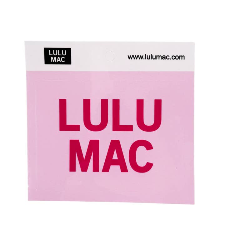 Lulu Mac Decal/Sticker-Light Pink/Hot Pink for wholesale by Girlie Girl Originals