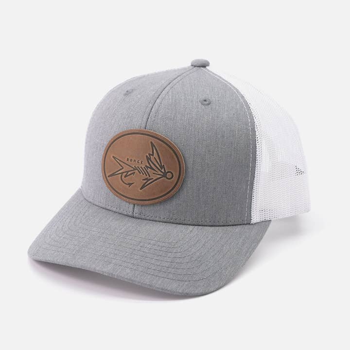 Range Leather Co. - Wholesale Trucker Hat - Unisex - Range Fly Icon Hat—Leather Patch Trucker Cap8