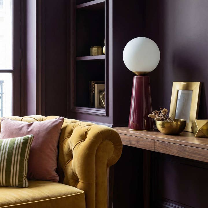 C-Création – Candeeiro de chão por atacado – Candeeiro de mesa em cerâmica colorida, vidro e metal Colyne19