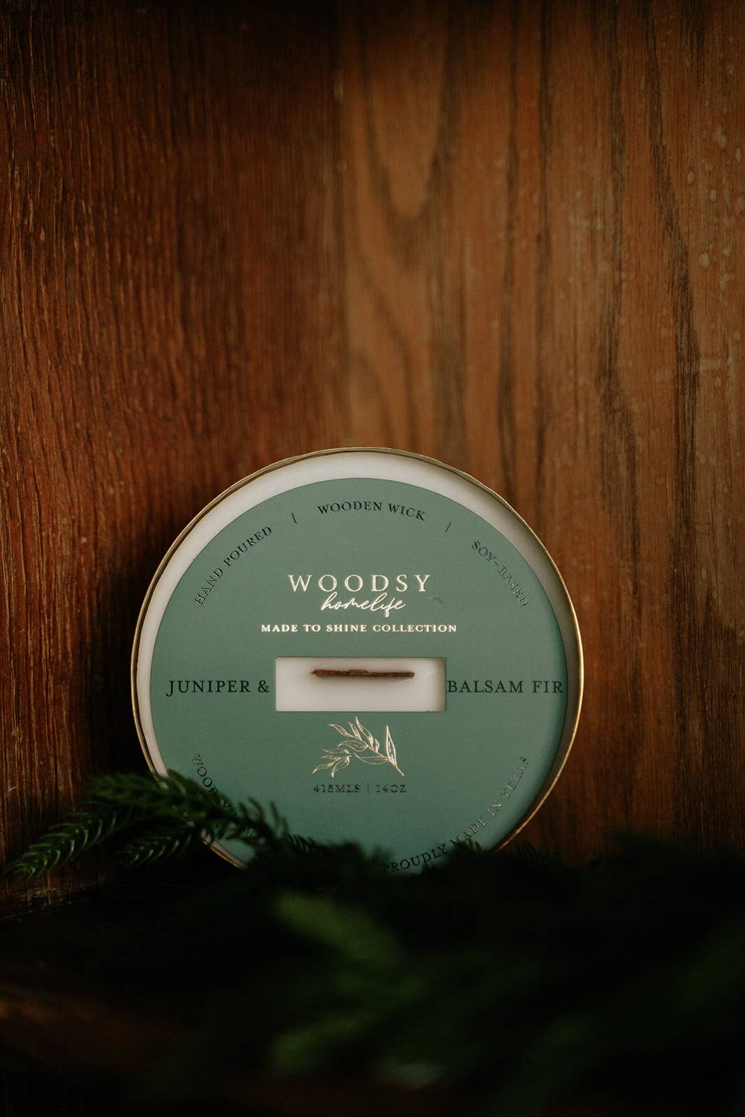 Woodsy Homelife – wholesale Jar/filled candle – Winter/Holiday Brass Bowl Collection - 14oz /Soy/ Woodwick1