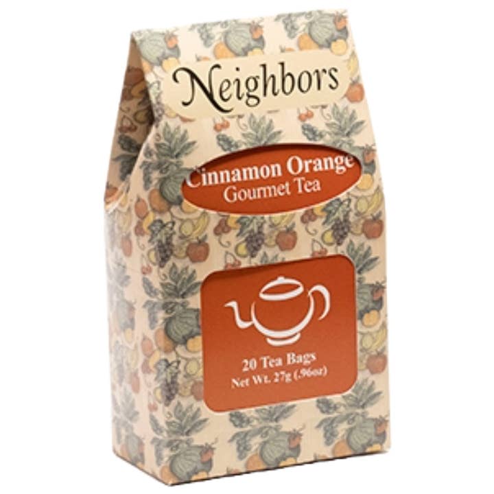 Cinnamon Orange Tea Bags for wholesale by Neighbors Coffee - Gourmet Market