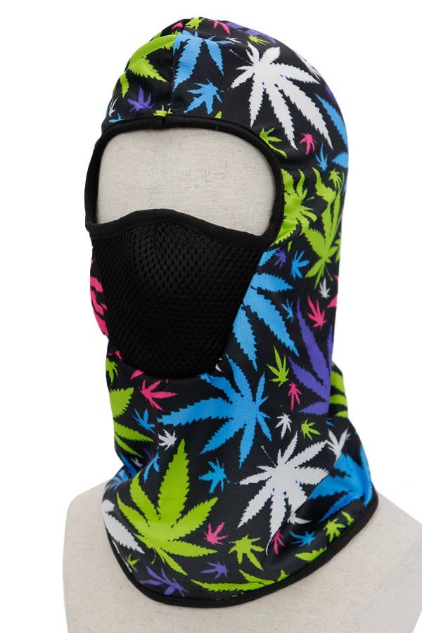 Cap Zone - Wholesale Balaclava - Unisex - Marijuana MJ Kush Cannabis Ski Mask6