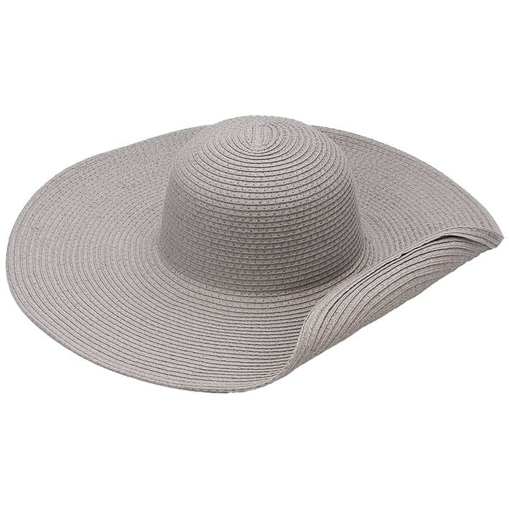 Cap Zone - Wholesale Straw Hat - Women's - Wire Brim Straw Beach Sun Hat14