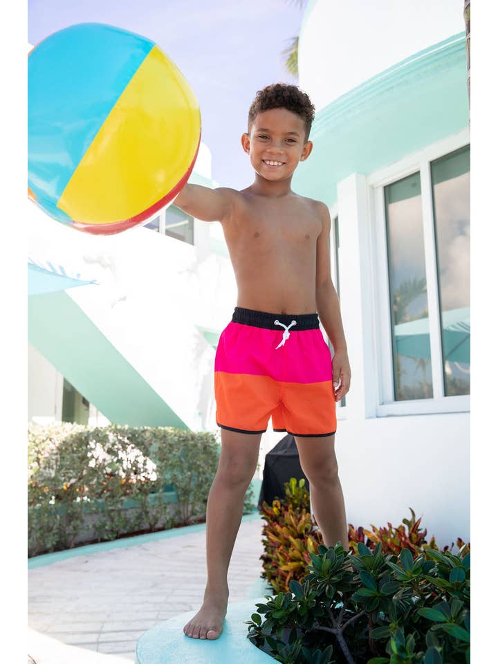 Blueberry Bay – Großhandel Badeshorts – Kinder – Sommer Reiher Trunks5